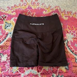 Alphalete Amplify Short - Brown 4.5”